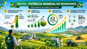Os insumos biológicos deixam de ser uma tendência para se tornarem uma estratégia econômica central na agricultura brasileira.